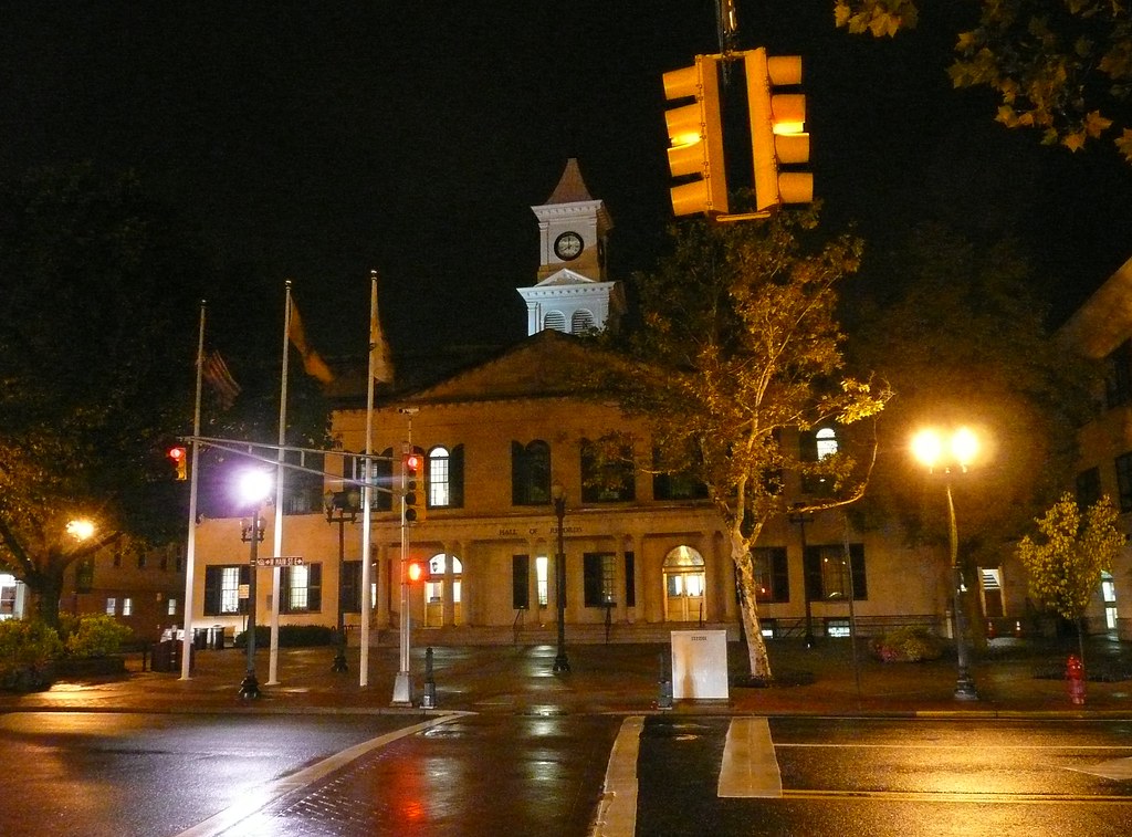 Freehold, NJ old Monmouth County Courthouse at night Flickr