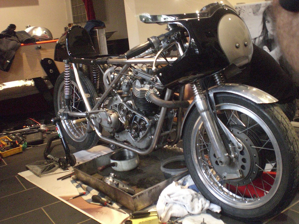 Seeley Triumph Pre unit 750cc OHV Michel 67 Flickr