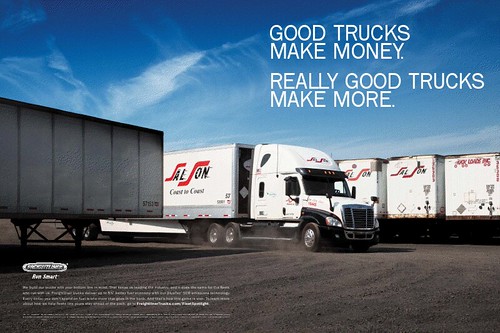Freightliner Fleet Spotlight Ad Salson Logistics Now avai… Flickr
