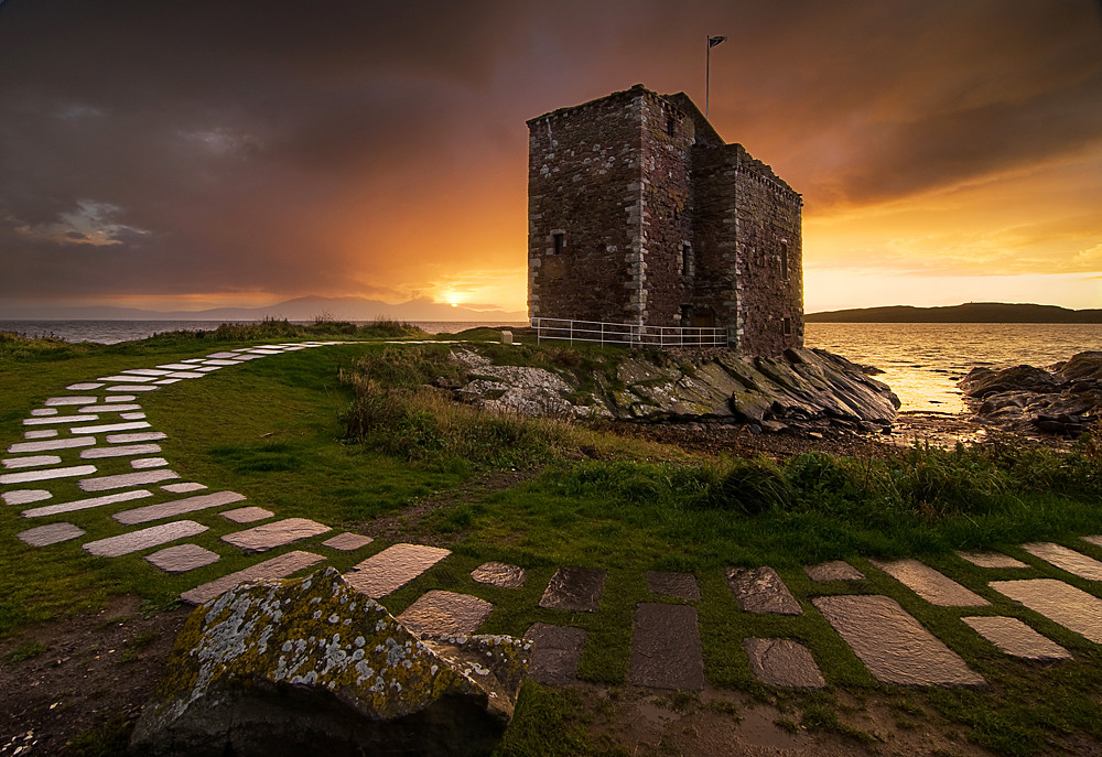 Portencross castle 61010 This was taken just after the l… Flickr