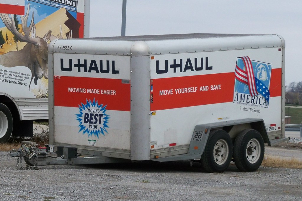 UHaul Trailer United We Stand 100_1149 A UHaul double… Flickr