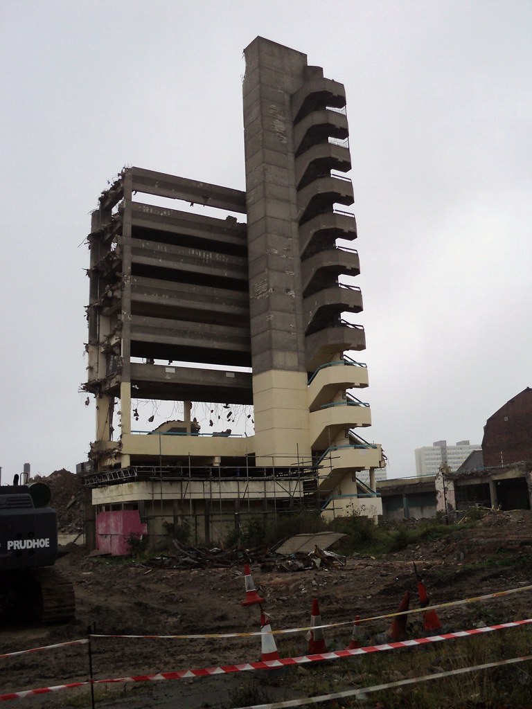 Gateshead car park demolition Tynepix Flickr