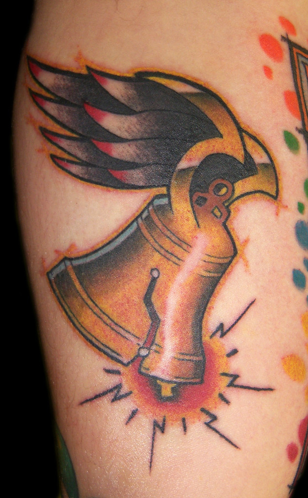 Liberty Bell Custom Tattooing by Ainslie Heilich of Vintag… Flickr