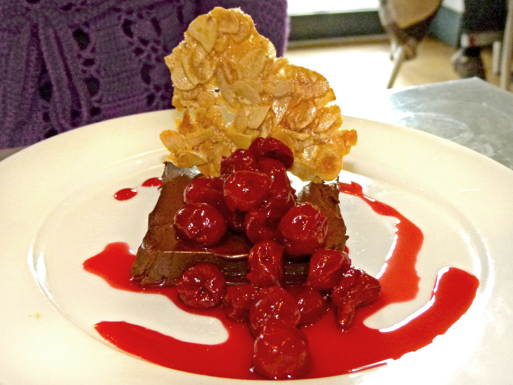 Chocolate Terrine with Cherry Compote November 25th 2010 C… Flickr