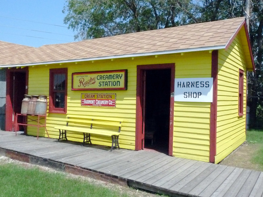 192 North Dakota, Rugby, Pioneer Museum, Creamery & Harnes… Flickr