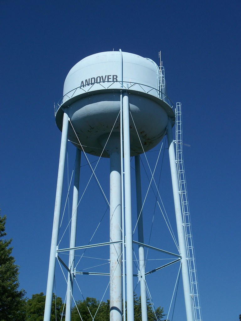 OH Andover Water Tower Water tower in Andover, Ohio. Flickr