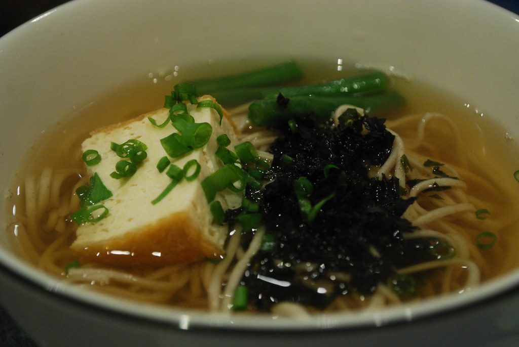 Julia's Soba Noodles with Konbu Dashi soup photo by Julia a photo