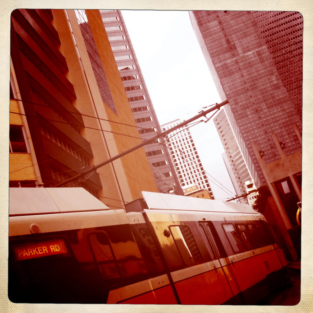 Parker Road DART Dallas Area Rapid Transit Texas Train Sky… Flickr