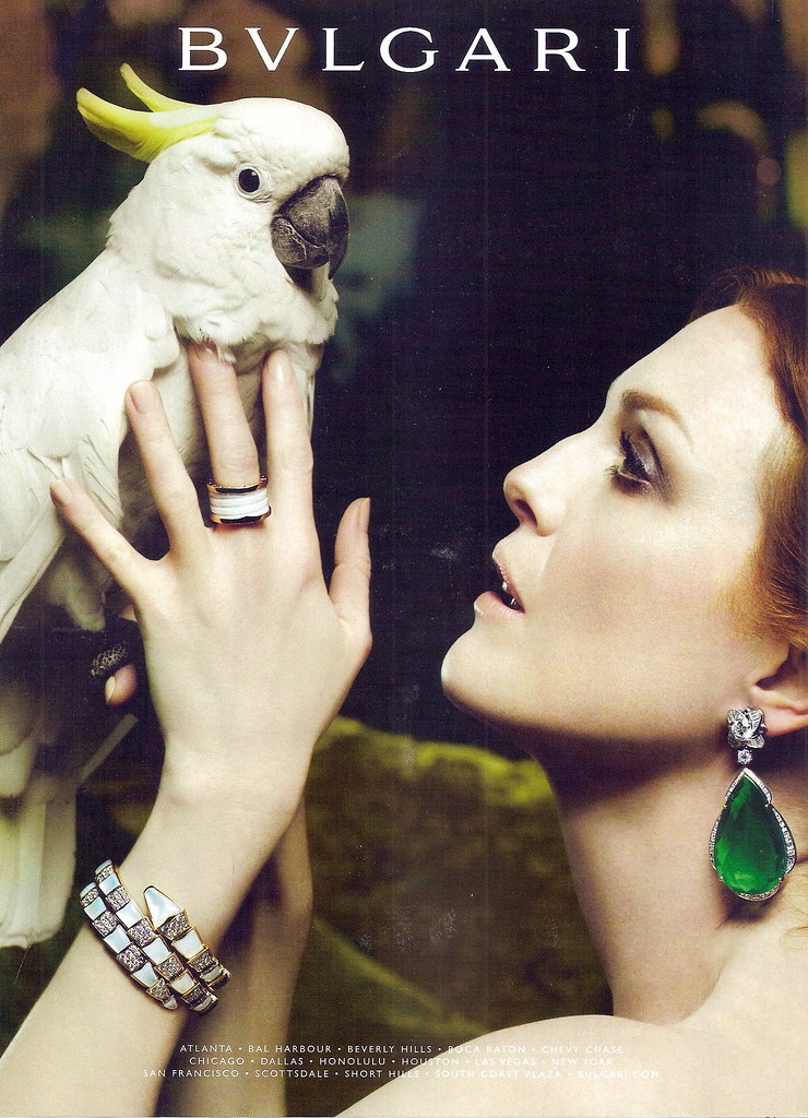 Julianne Moore Bulgari Ad Campaign