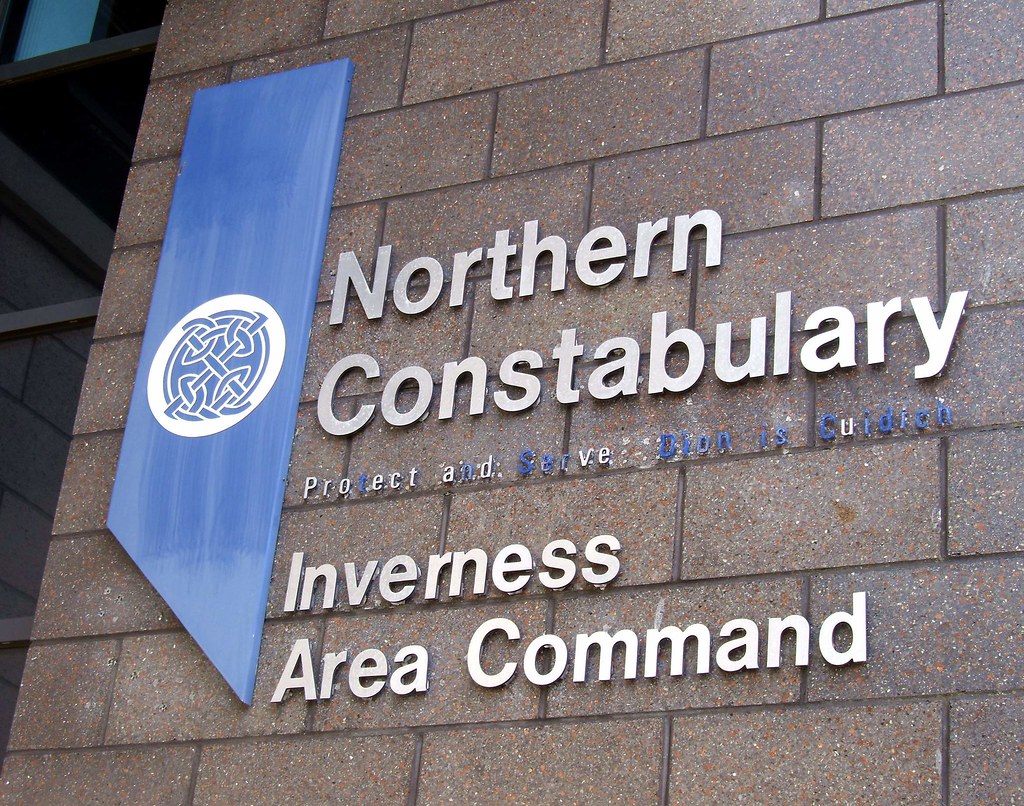 Northern Constabulary Road Police Station Inverness Scotland