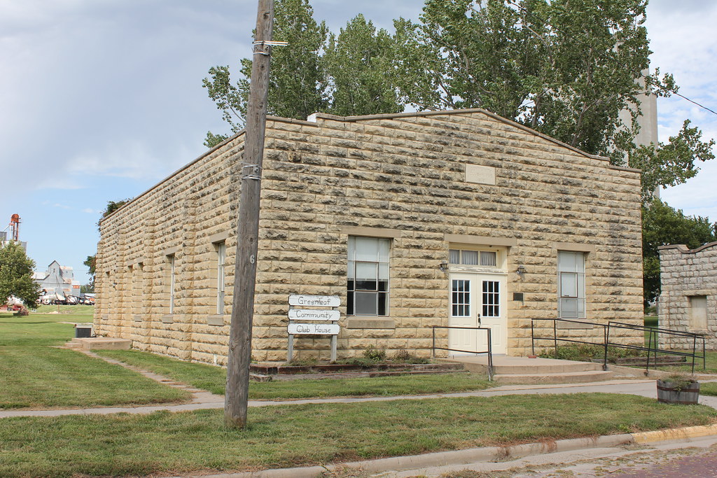 Community Club House Greenleaf, KS Built from native lim… Flickr