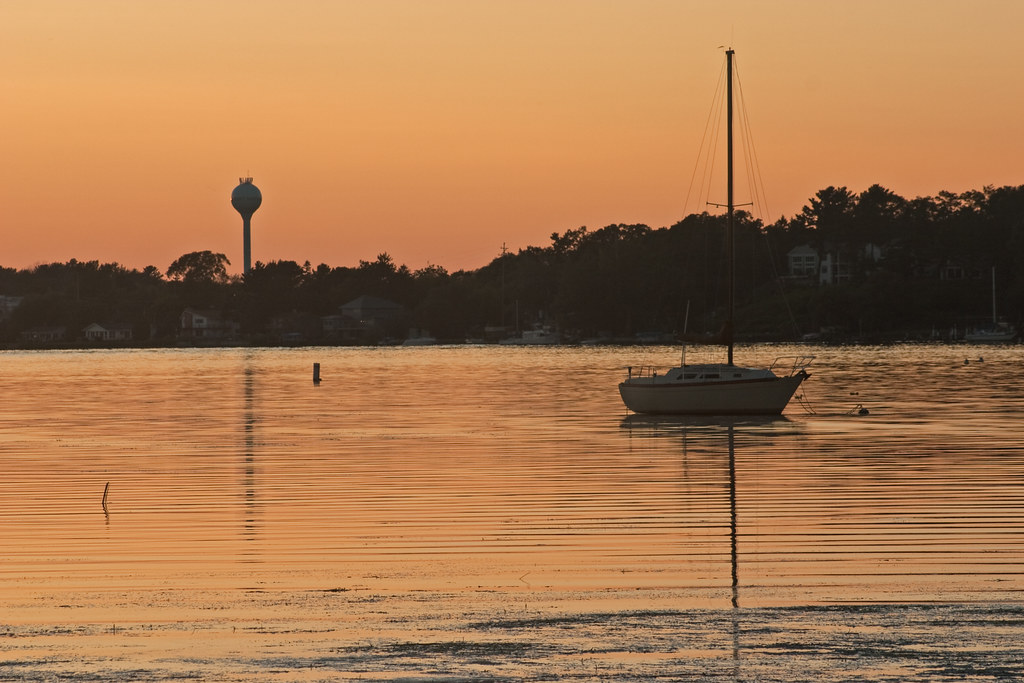 Lake Pentwater, fading sun Most of these images were taken… Flickr