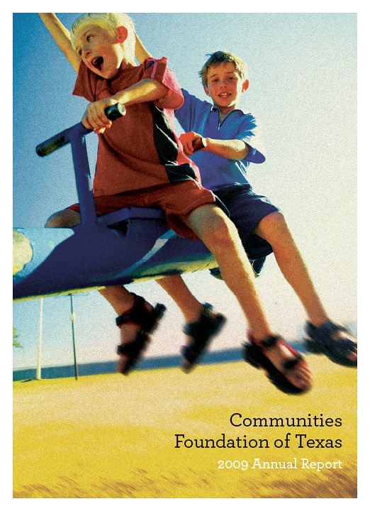 Communities Foundation of Texas Annual Report 2009 Flickr