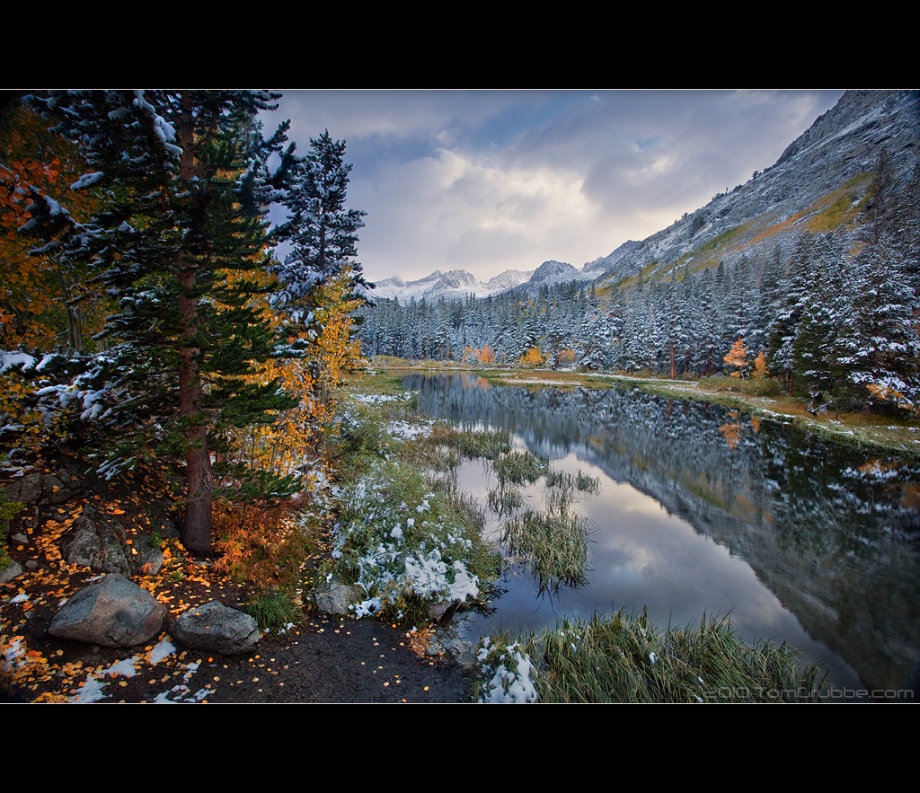 Weir Pond in Snow I shot this as Weir Pond in CA. … Flickr