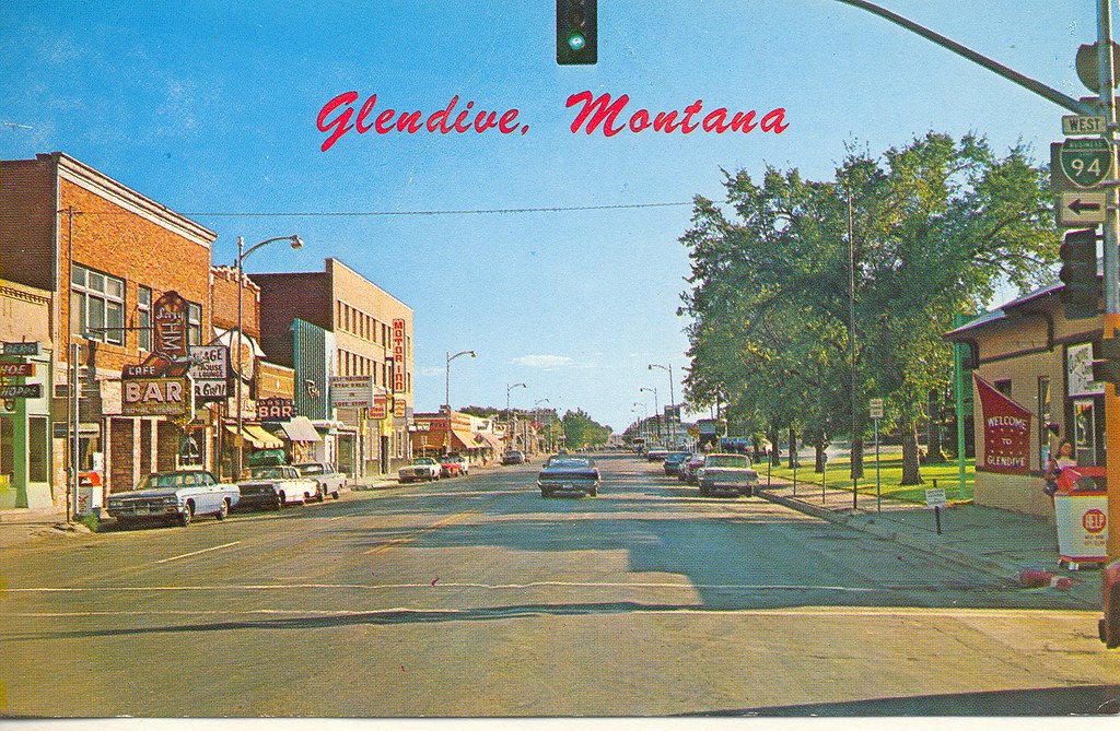 Glendive MT Downtown View Stores & Businesses Bars Restaur… Flickr