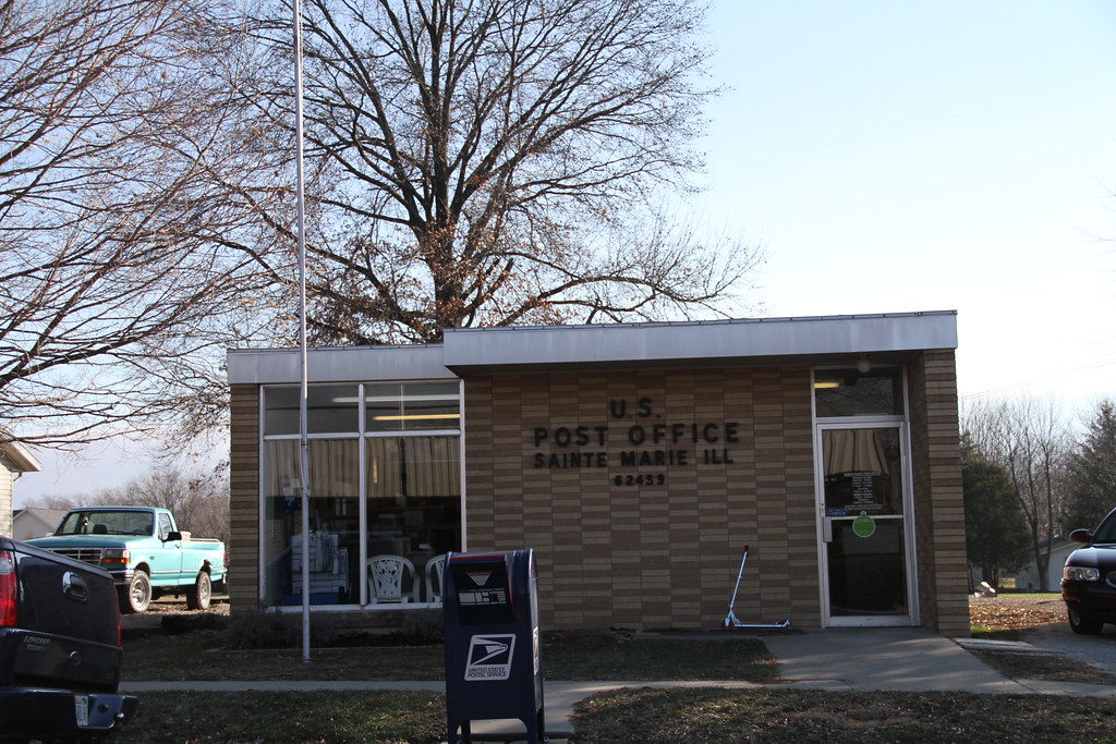 Ste. Marie IL, Ste. Marie Illinois, Post Office, 62459, Ja… Flickr