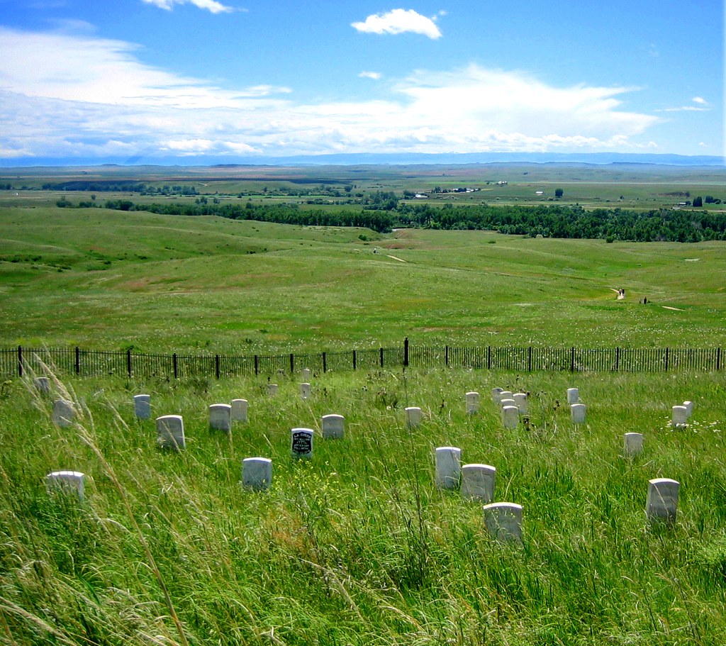 Little Bighorn Battlefield The view from atop Last Stand H… Flickr