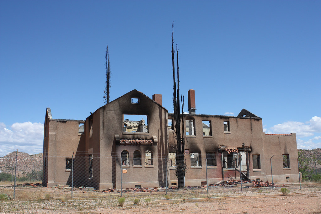 Clark Mansion Torched by scumbags in June of 2010. I since… Flickr