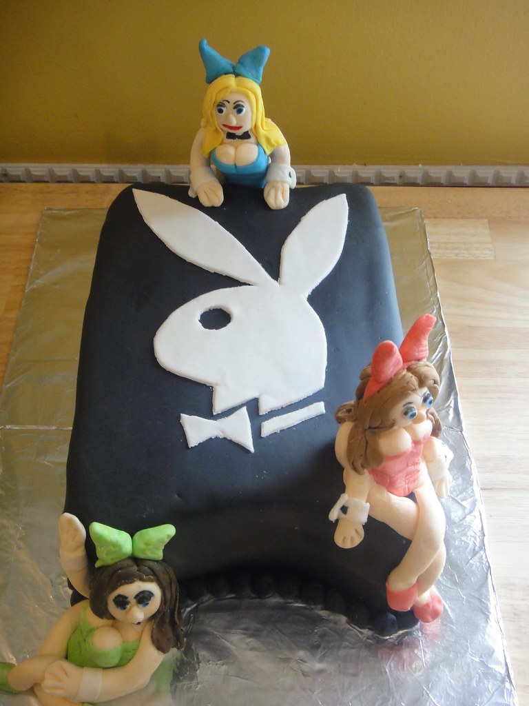 Playboy Bunny Cake 003 BlueRett Cakes Flickr
