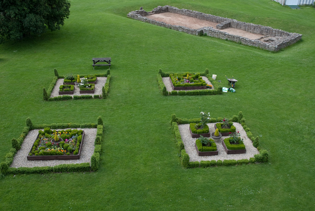 Tutbury Castle Grounds A welltended garden at Tutbury Cas… Flickr