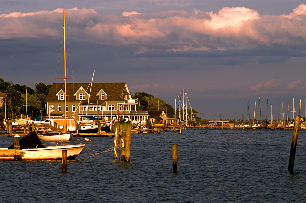 Looking east on Barnegat Bay Island Heights, New Jersey, w… Flickr