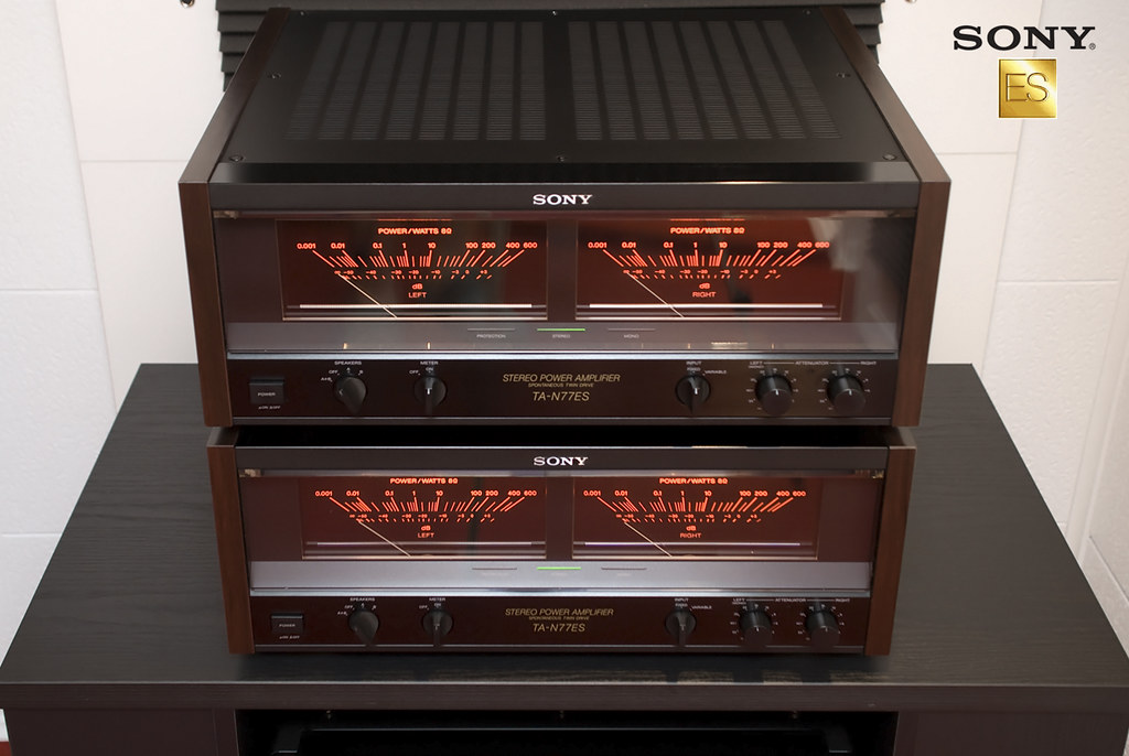 Sony ES TAN77ES Power Amplifier 1989 Latest addition to m… Flickr