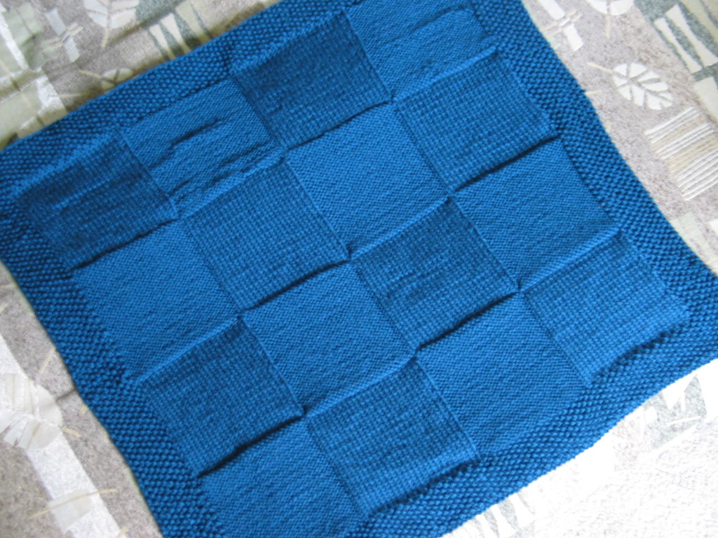 Modified Big Bad Baby Blanket from the SnB book. anotheryarn Flickr