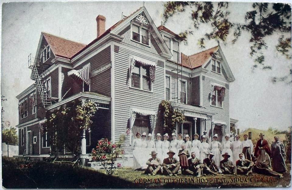 German Lutheran Hospital Sioux City Iowa 1910 This is a … Flickr