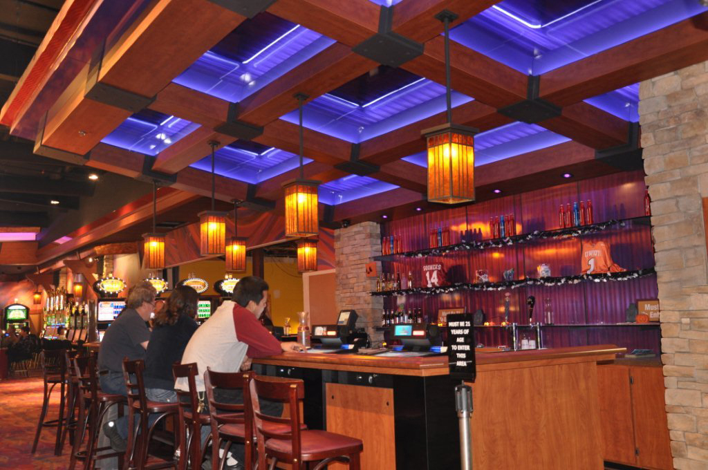 Casino Bar Decor Implementation Custom Mica Pendant Ligh… Flickr