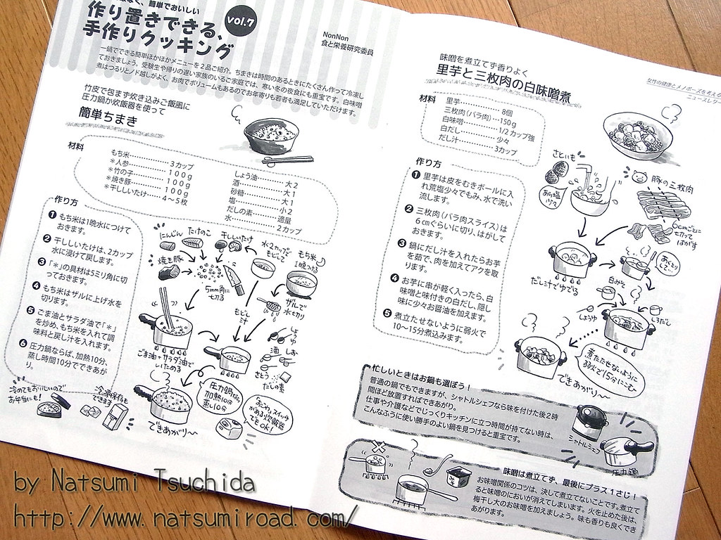 お料理イラスト (女性の健康とメノポーズを考える会) NPO法人 女性の健康とメノポーズを考える会 で発行されている… Flickr
