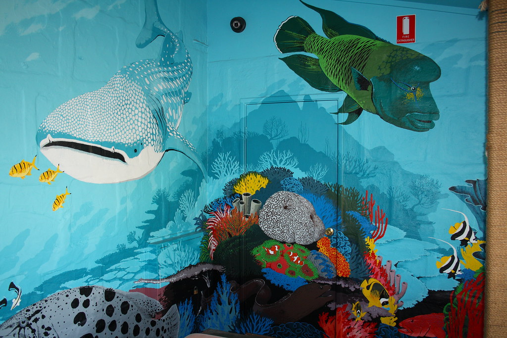 Ningaloo Reef Dreaming Mural by Mark Bell IMG9544… Flickr