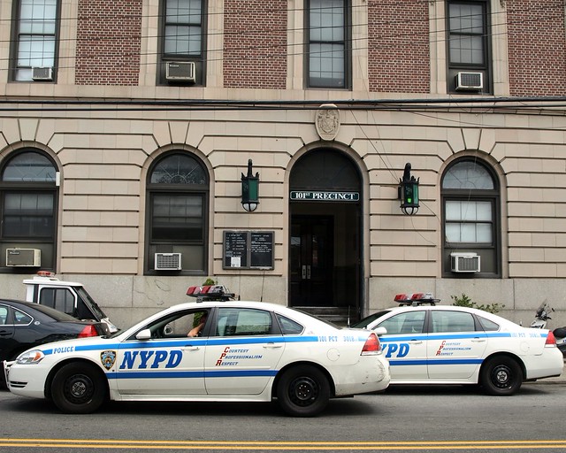 P101 NYPD Police Station Precinct 101, Far Rockaway, Queens, New York