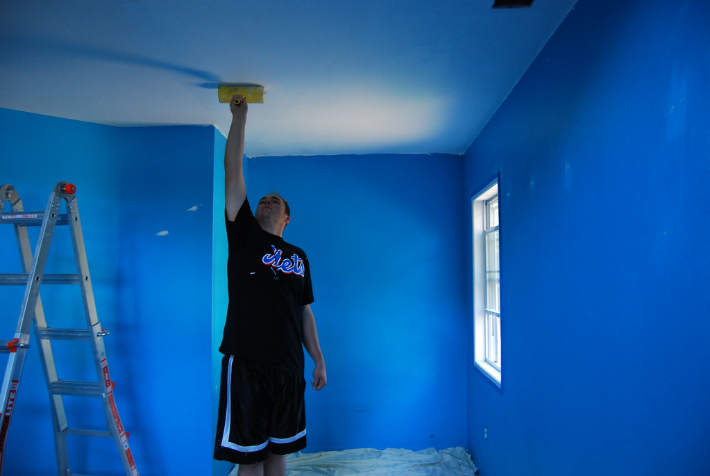 painting the ceiling Christine A. Flickr