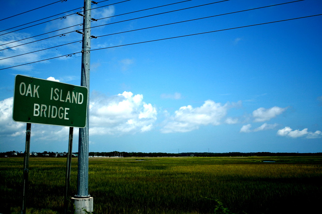 Oak Island Bridge Oak Island, Caswell Beach, North Carolin… Flickr