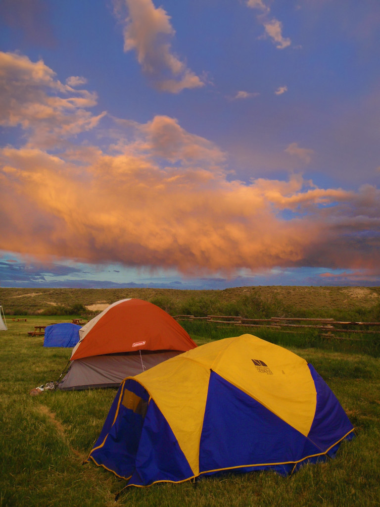 Tent Camping at Sixth Crossing, Wyoming, 1 of 4 While tent… Flickr