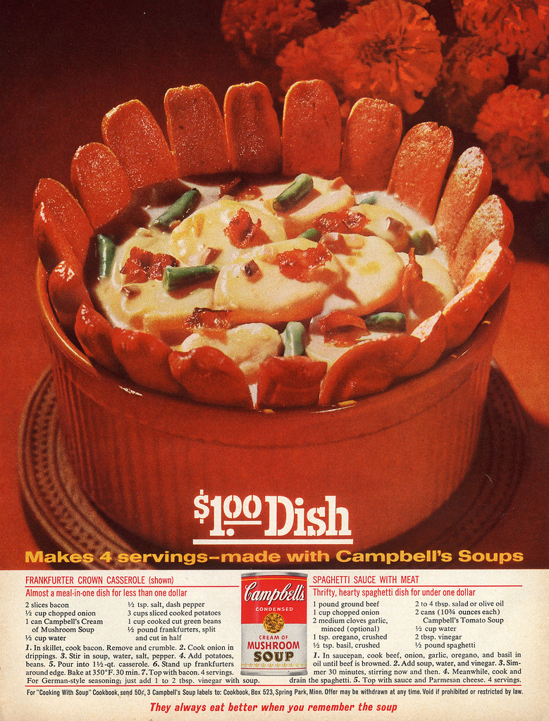 Campbell's Hot Dog Soup Campbell’s Cream Of Mushroom Soup… Flickr