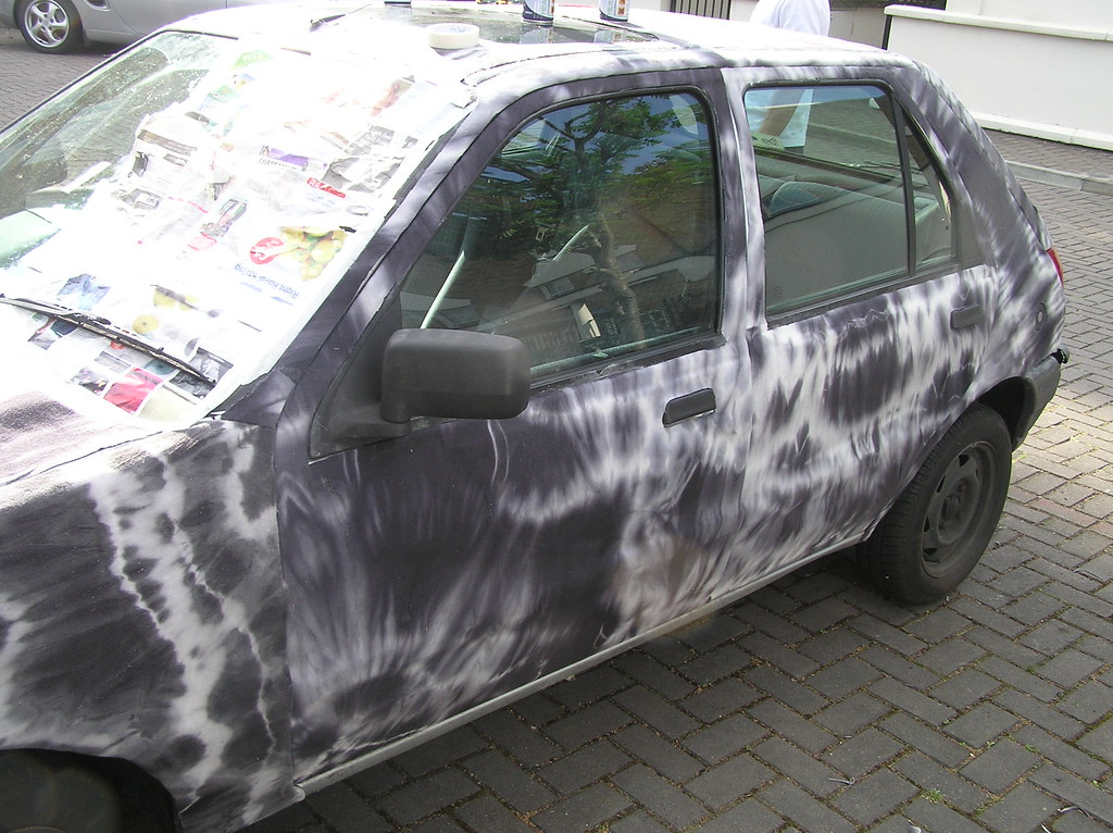 Making of the Tie Dye Car FAJ Flickr