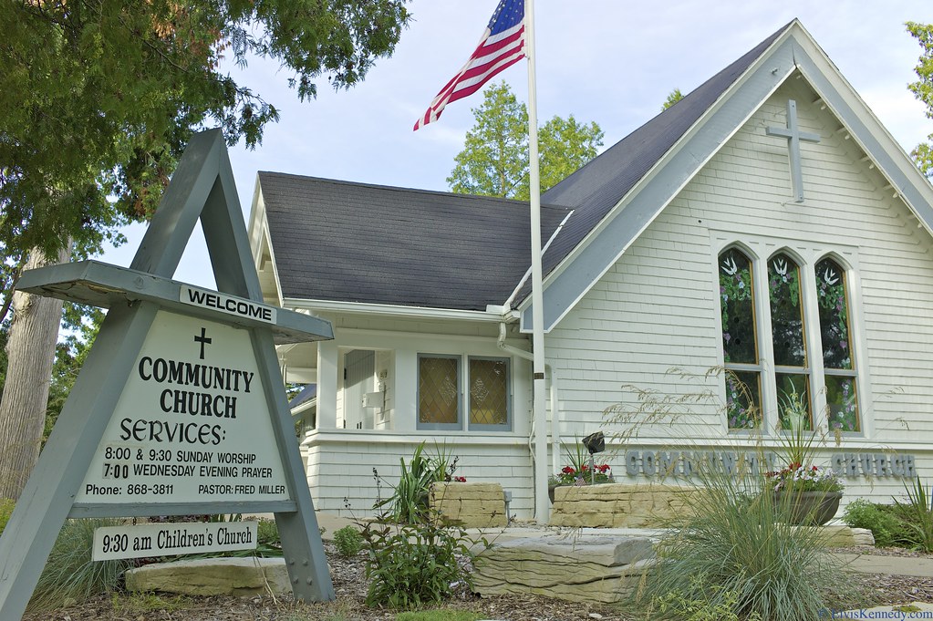 Community Church Community Church in Fish Creek, Wisconsin… Elvis