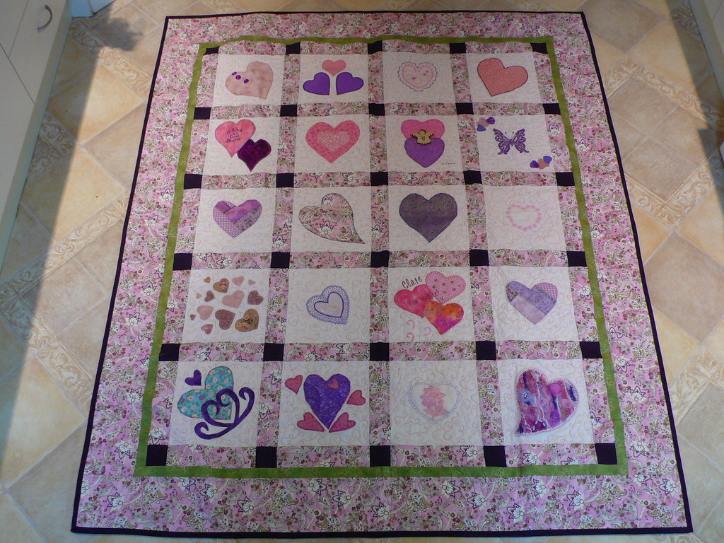 My farwell gift from the quilting group in cobar Each bloc… Flickr