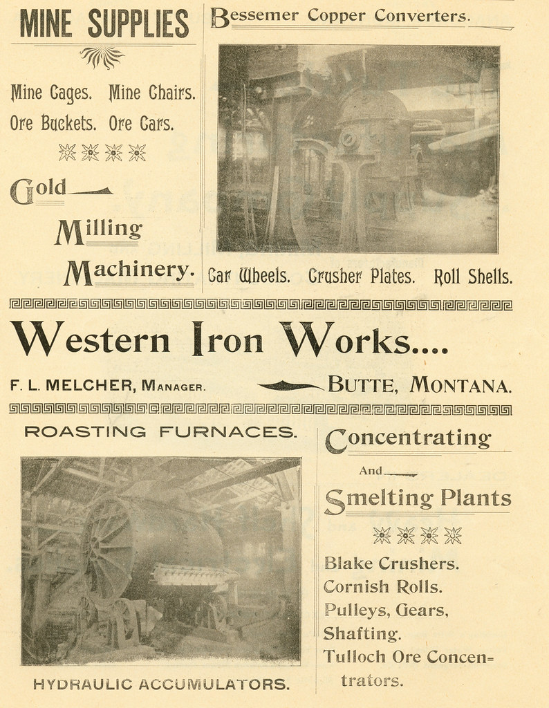 Western Iron Works, Butte, Montana (1896) Western Iron Wor… Flickr