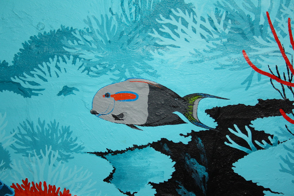 Ningaloo Reef Dreaming Mural by Mark Bell IMG9502… Flickr