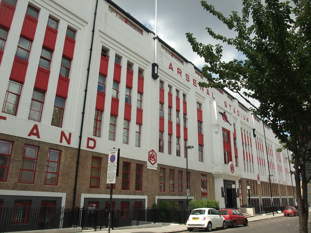 Highbury Arsenal Stadium 1932 London art deco Wikipedia… Flickr