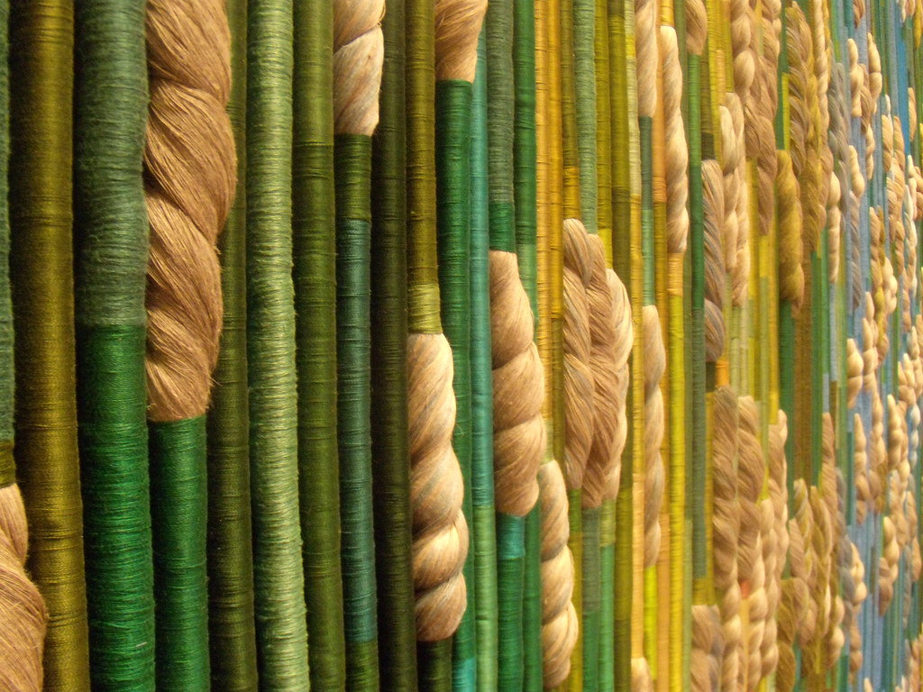 473 silky rainforest The Silk Rainforest by Sheila Hicks.… Flickr
