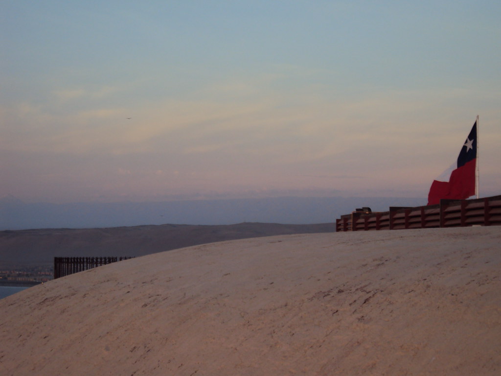 Bandera de Chile Flamea ajena a todo nuestra majestuosa ba… ale