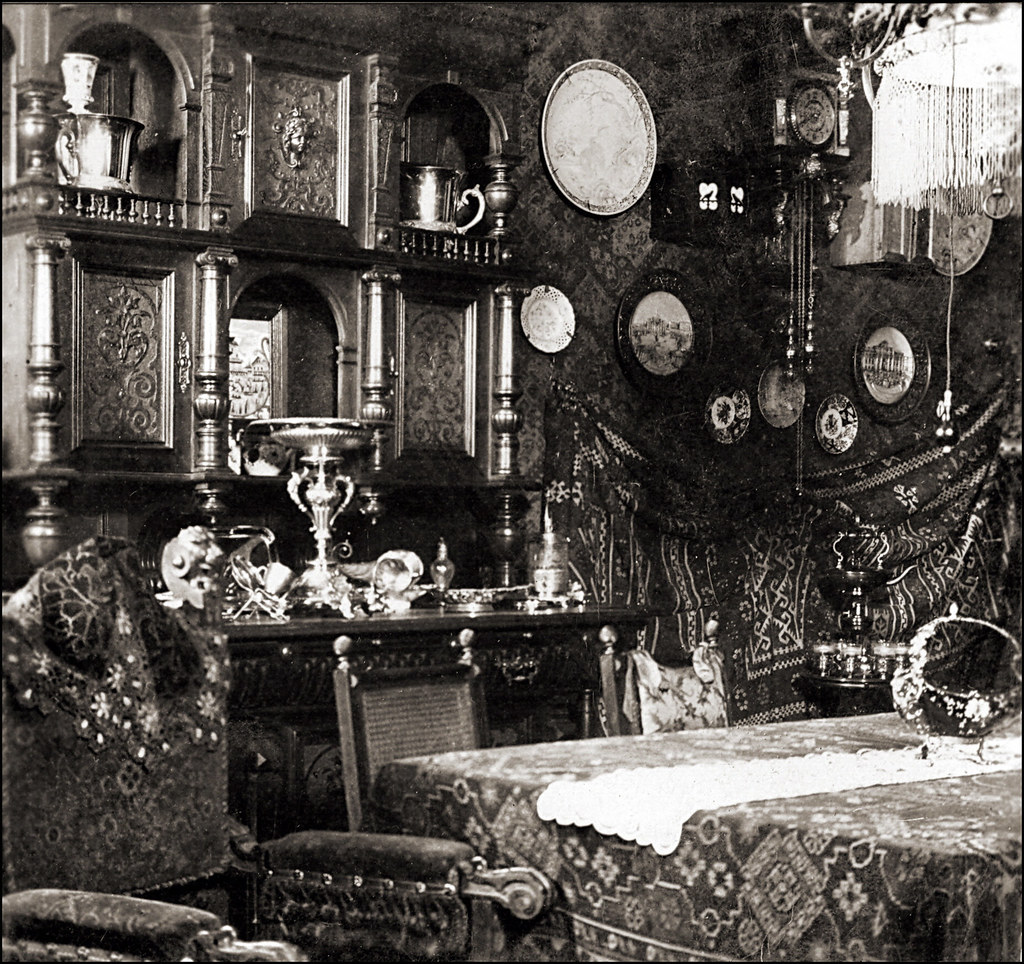 Dining Room 1897 Caption A stylish elegant dining room. P… Flickr