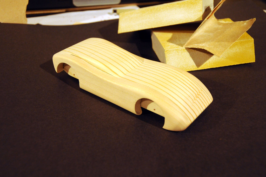2010 Pinewood Derby Car (step 5, shaping and sanding) Flickr