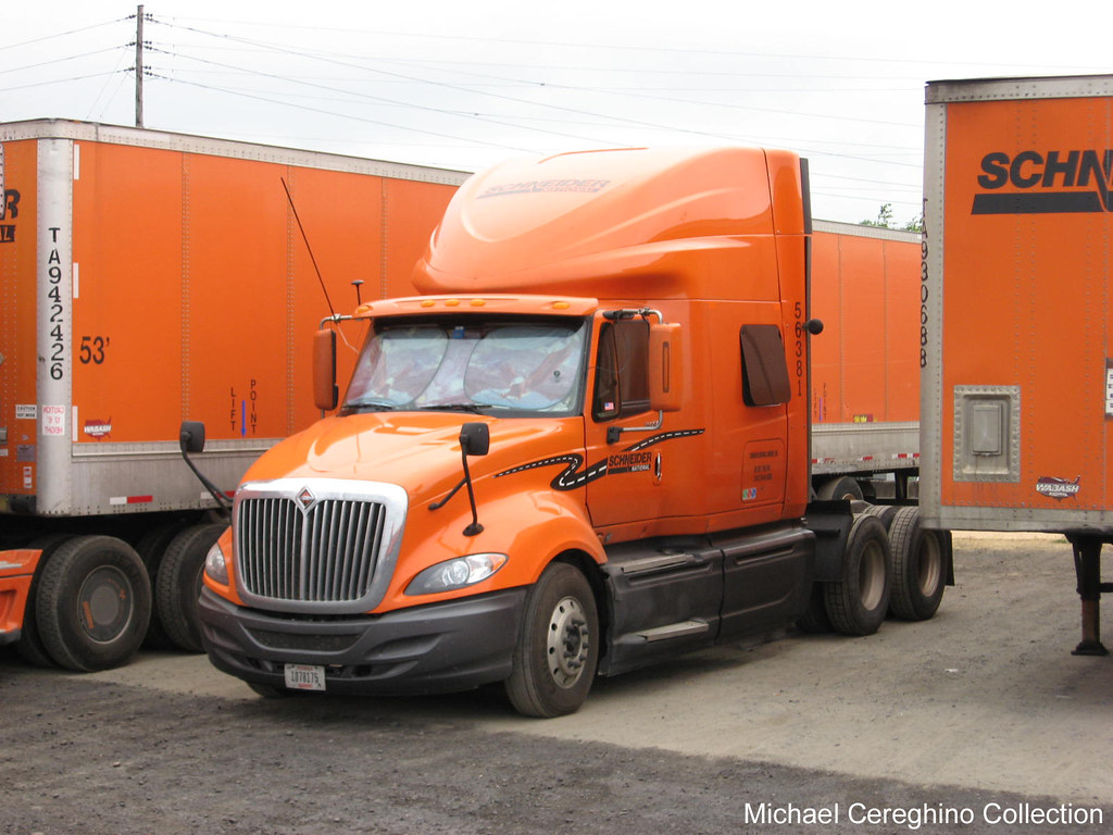 Schneider National International Prostar tractor In Portla… Flickr