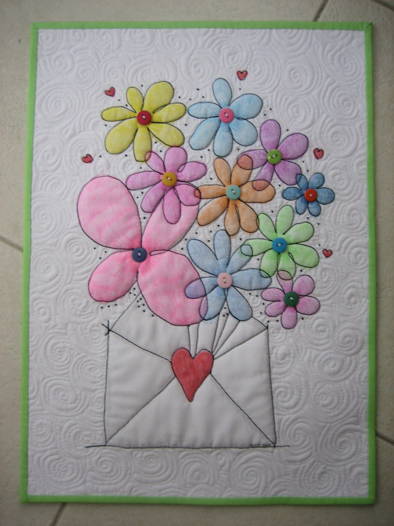 "Flowers by Mail" Inspired by a greeting card, I drew this… Flickr