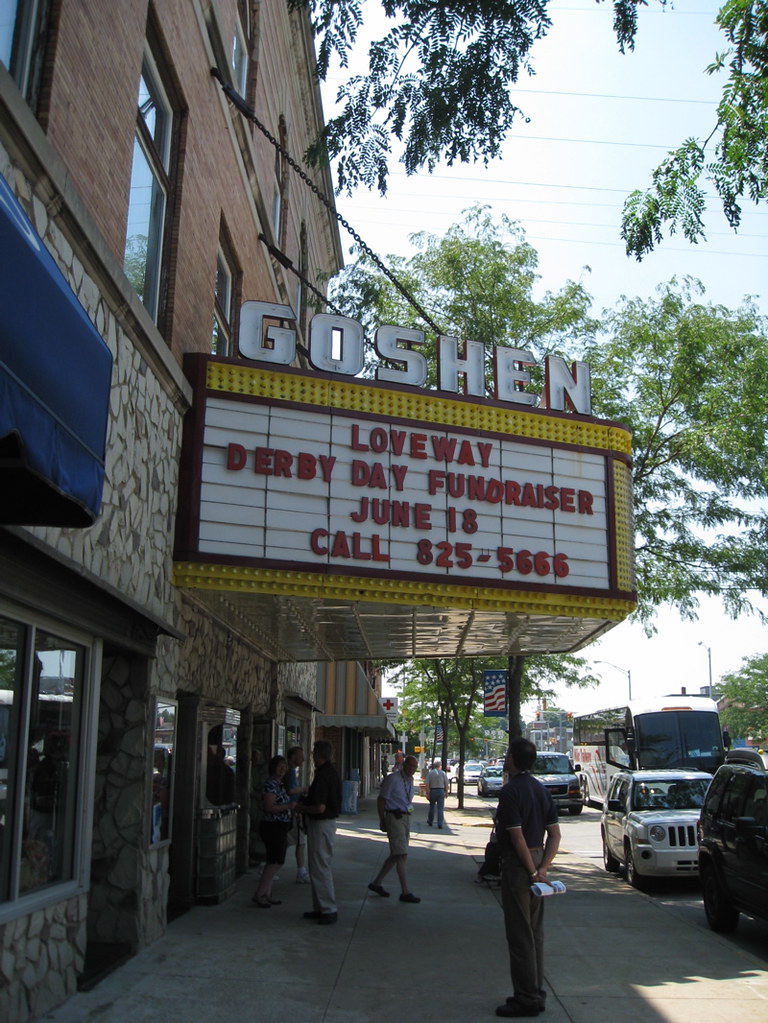 Goshen Theater, Goshen, Indiana paulrogue/artist Flickr
