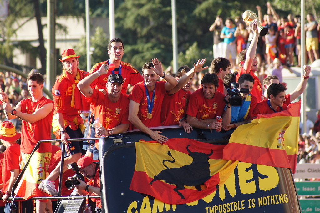 DSC04456s World Cup Champions arrive in Madrid www.yout… Flickr